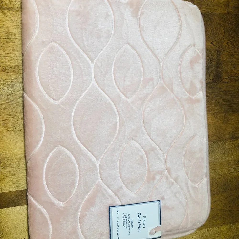 1 Pc. Memory Foam Bath Mat, Bath Mat, Bath Rug, Bathroom Decor